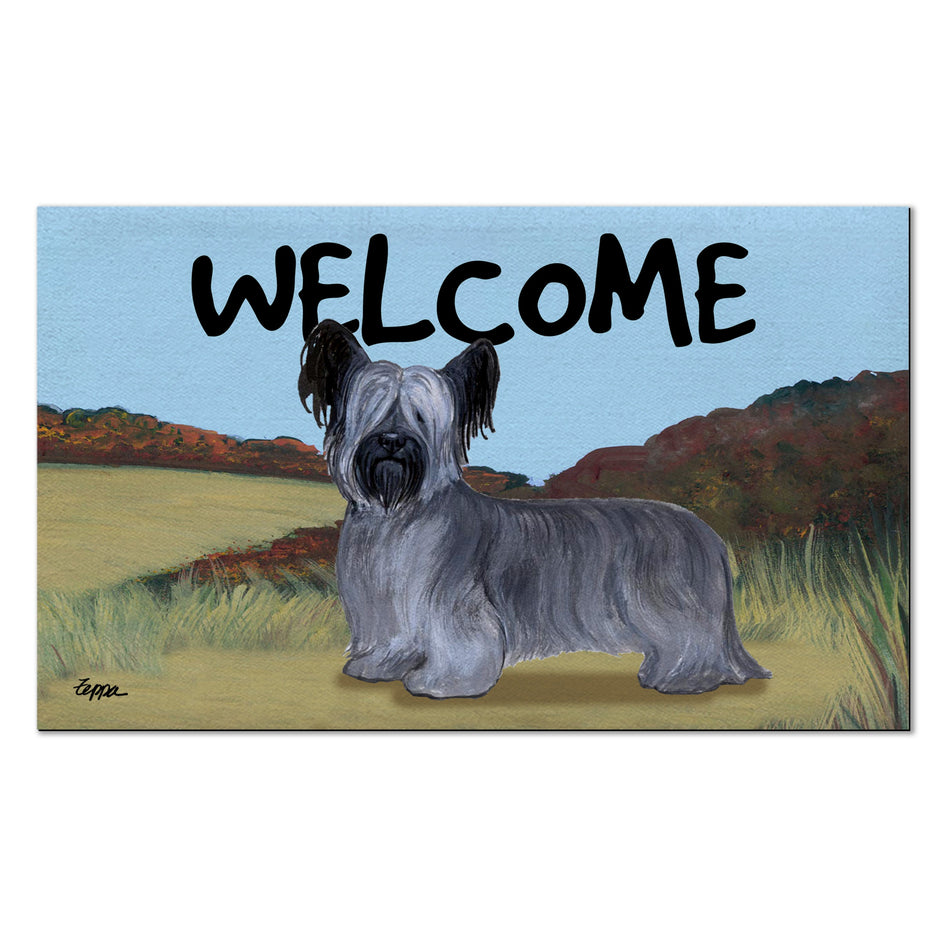 Skye Terrier Welcome Mat