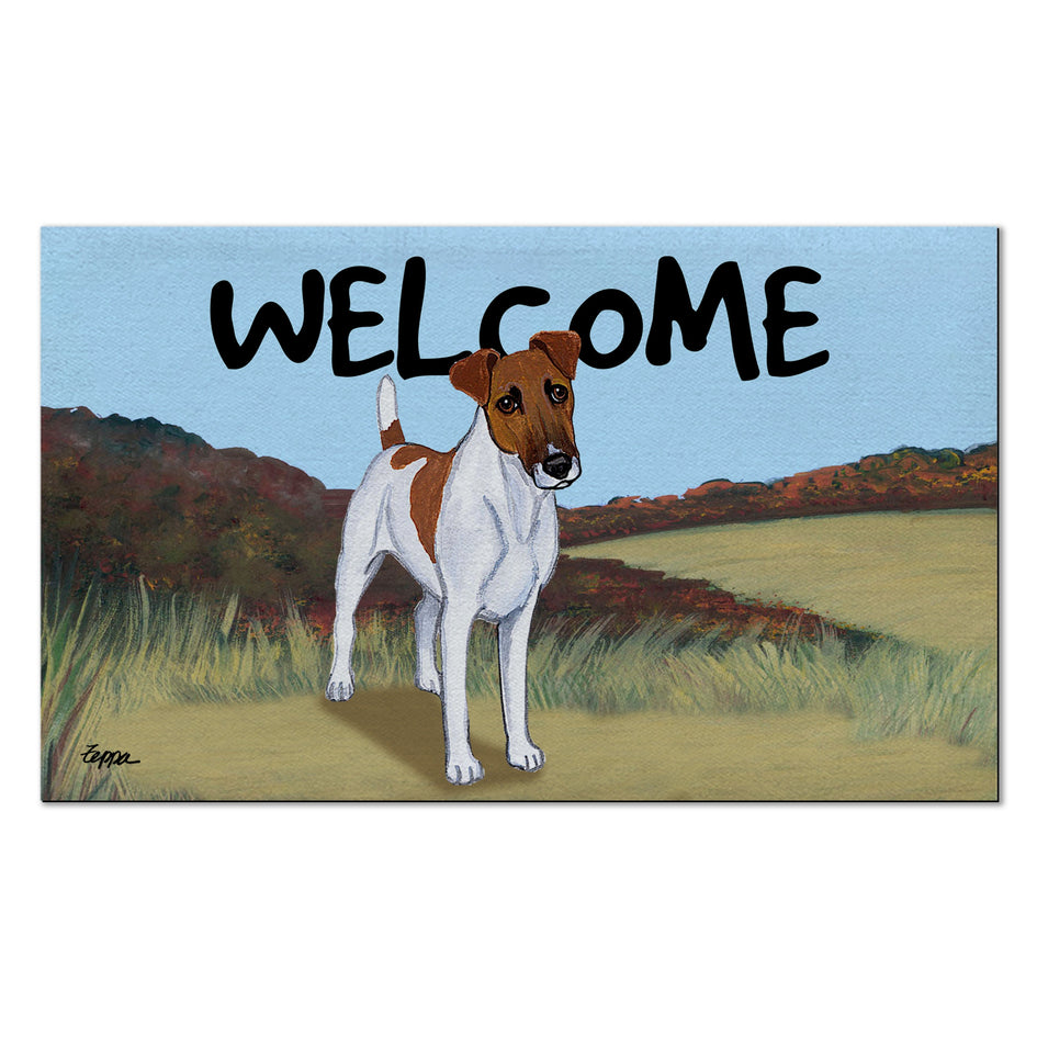 Smooth Fox Terrier Welcome Mat