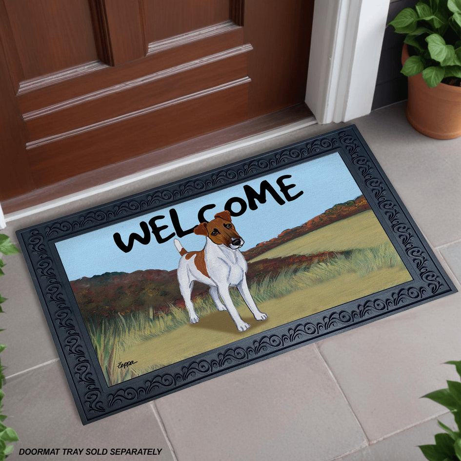 Smooth Fox Terrier Welcome Mat