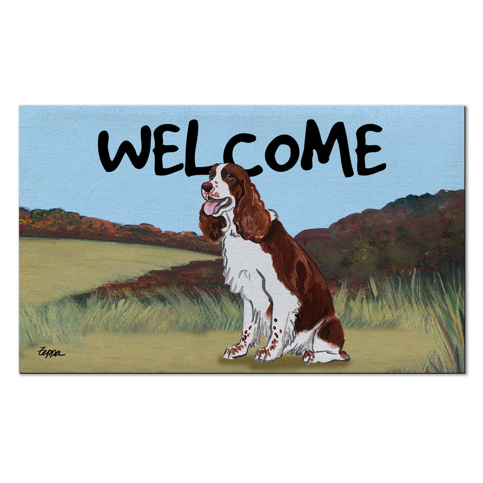 Springer Spaniel Welcome Mat