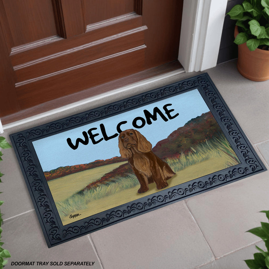 Sussex Spaniel Welcome Mat