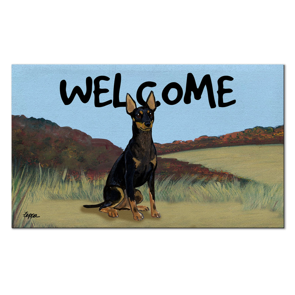 Toy Manchester Terrier Welcome Mat