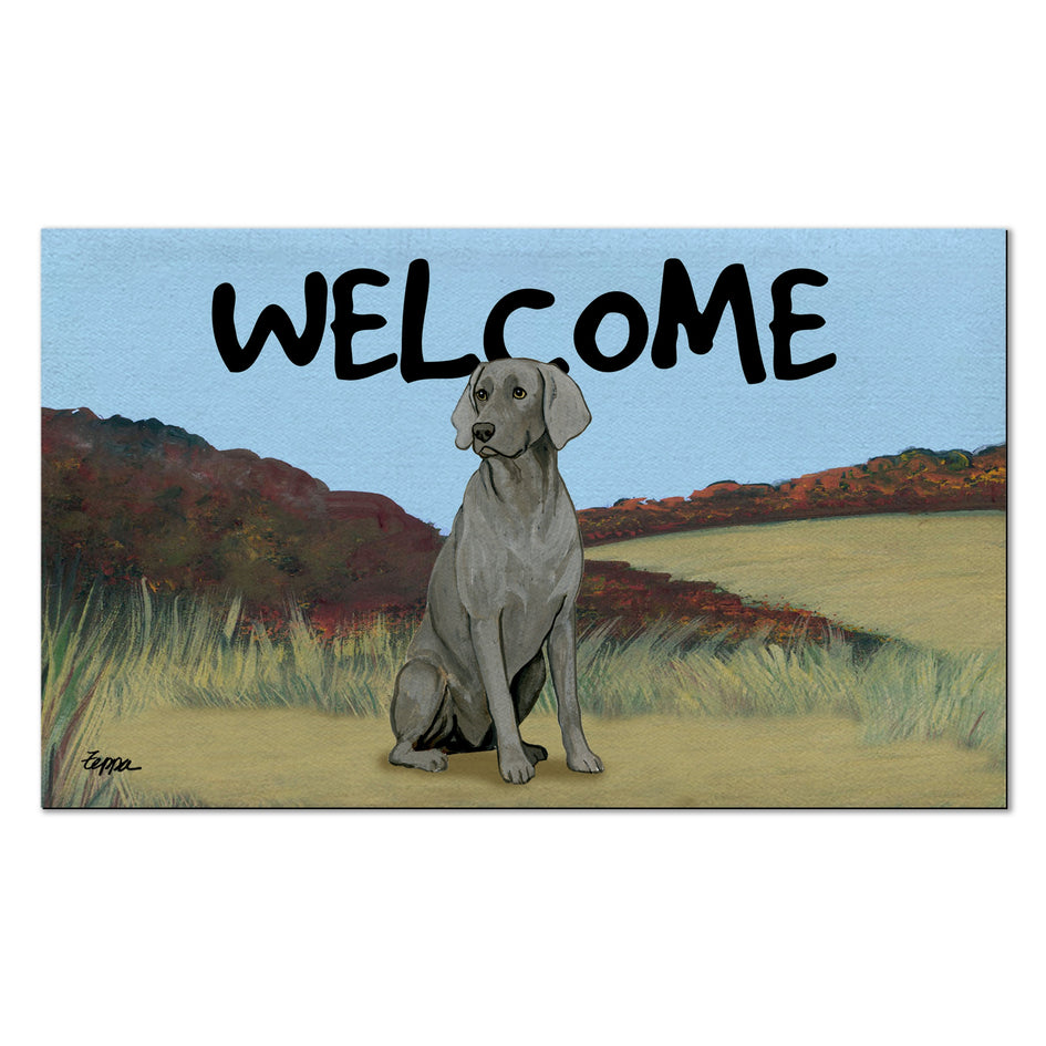 Weimaraner Welcome Mat