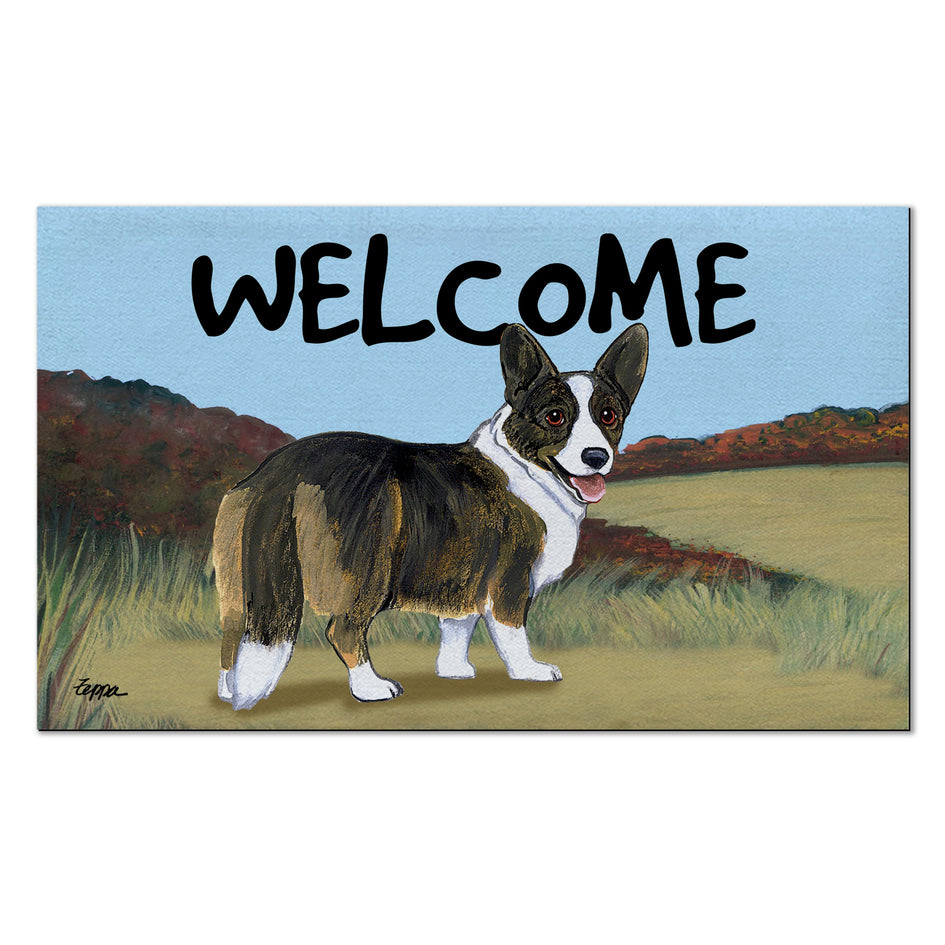 Cardigan Welsh Corgi Welcome Mat