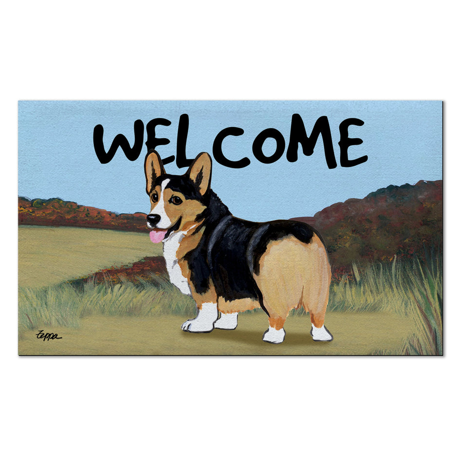 Pembroke Welsh Corgi Welcome Mat