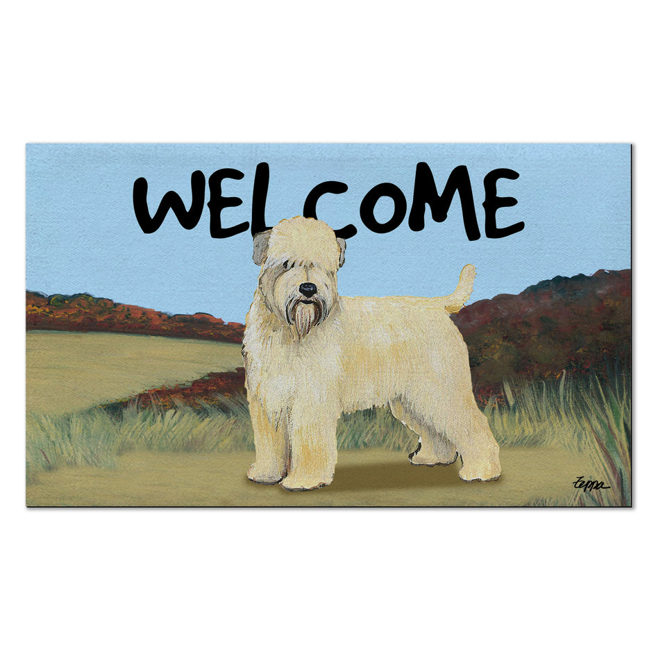 Soft Coated Wheaten Terrier Welcome Mat