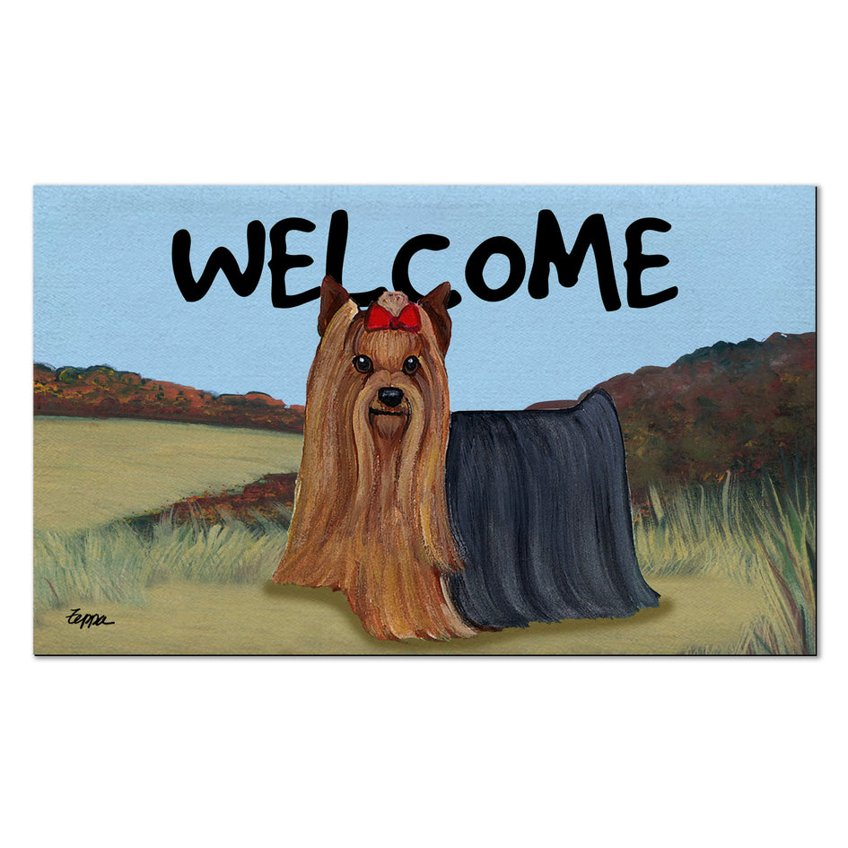 Yorkshire Terrier Welcome Mat