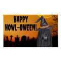 Afghan Hound HAPPY HOWL-OWEEN Welcome Mat