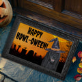 Afghan Hound HAPPY HOWL-OWEEN Welcome Mat