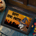 Alaskan Klee Kai HAPPY HOWL-OWEEN Welcome Mat