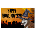 Alaskan Klee Kai HAPPY HOWL-OWEEN Welcome Mat