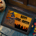 Cocker Spaniel HAPPY HOWL-OWEEN Welcome Mat
