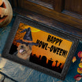 Australian Terrier HAPPY HOWL-OWEEN Welcome Mat