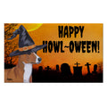 Basenji HAPPY HOWL-OWEEN Welcome Mat