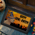 Basset Fauve de Bretagne HAPPY HOWL-OWEEN Welcome Mat