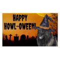 Belgian Tervuren HAPPY HOWL-OWEEN Welcome Mat
