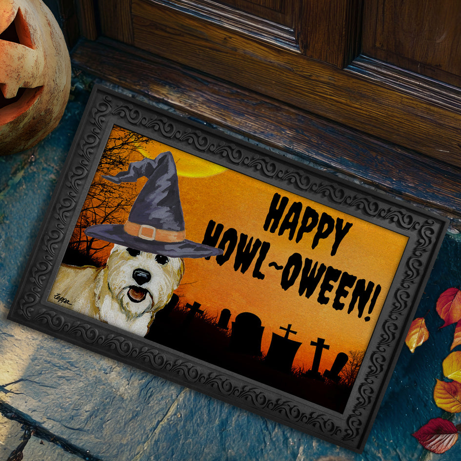 Berger Picard HAPPY HOWL-OWEEN Welcome Mat