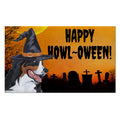 Bernese Mountain Dog HAPPY HOWL-OWEEN Welcome Mat