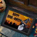Border Collie HAPPY HOWL-OWEEN Welcome Mat