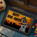 Border Terrier HAPPY HOWL-OWEEN Welcome Mat