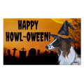 Borzoi HAPPY HOWL-OWEEN Welcome Mat