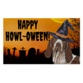 Bracco Italiano HAPPY HOWL-OWEEN Welcome Mat
