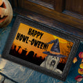 Briard HAPPY HOWL-OWEEN Welcome Mat