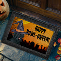 Briard HAPPY HOWL-OWEEN Welcome Mat