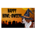 Brittany HAPPY HOWL-OWEEN Welcome Mat