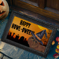 Brussels Griffon HAPPY HOWL-OWEEN Welcome Mat