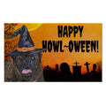 Bullmastiff HAPPY HOWL-OWEEN Welcome Mat