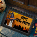 Cavalier King Charles Spaniel HAPPY HOWL-OWEEN Welcome Mat