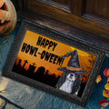 Cavalier King Charles Spaniel HAPPY HOWL-OWEEN Welcome Mat