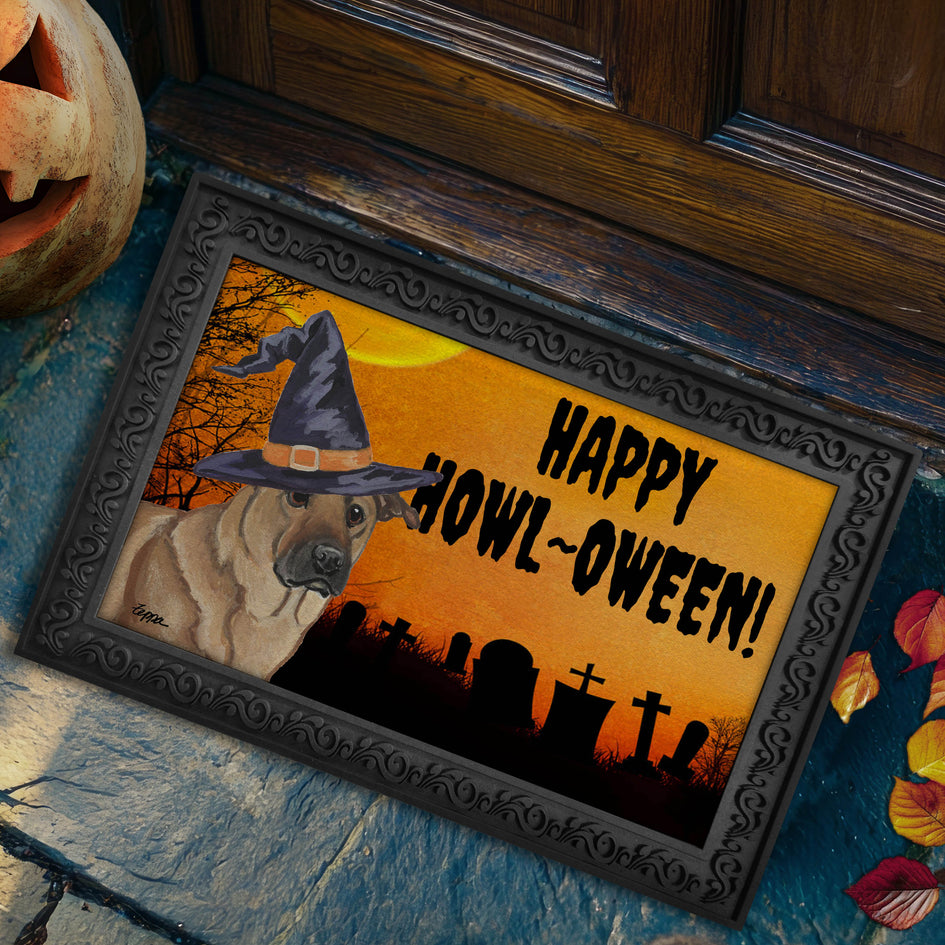 Chinook HAPPY HOWL-OWEEN Welcome Mat