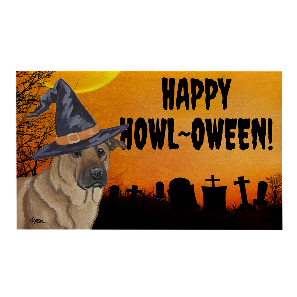 Chinook HAPPY HOWL-OWEEN Welcome Mat