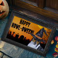 Collie HAPPY HOWL-OWEEN Welcome Mat