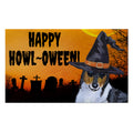 Collie HAPPY HOWL-OWEEN Welcome Mat