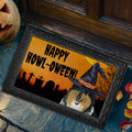 Collie HAPPY HOWL-OWEEN Welcome Mat