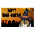 Collie HAPPY HOWL-OWEEN Welcome Mat
