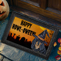 Dachshund HAPPY HOWL-OWEEN Welcome Mat