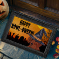 Dachshund HAPPY HOWL-OWEEN Welcome Mat