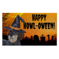 Dachshund HAPPY HOWL-OWEEN Welcome Mat