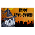 Dandie Dinmont Terrier HAPPY HOWL-OWEEN Welcome Mat