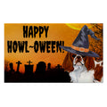 English Toy Spaniel HAPPY HOWL-OWEEN Welcome Mat