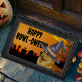 Finnish Spitz HAPPY HOWL-OWEEN Welcome Mat