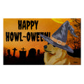 Finnish Spitz HAPPY HOWL-OWEEN Welcome Mat