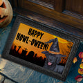 Flat-Coated Retriever HAPPY HOWL-OWEEN Welcome Mat