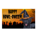 Flat-Coated Retriever HAPPY HOWL-OWEEN Welcome Mat
