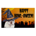 French Bulldog HAPPY HOWL-OWEEN Welcome Mat