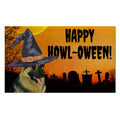 German Shepherd Dog HAPPY HOWL-OWEEN Welcome Mat